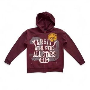 Hanes Soft Sweats Boys Varsity Tiger Hoodie L